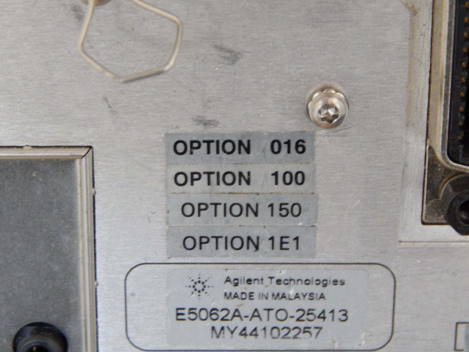 Agilent E5062A 3GHz Network Analyzer Opt. 016, 100, 150 & 1E1, NIST, 3mth wrnty Agilent E5062A 3GHz Network Analyzer Opt. 016, 100, 150 & 1E1, NIST, 3mth wrnty